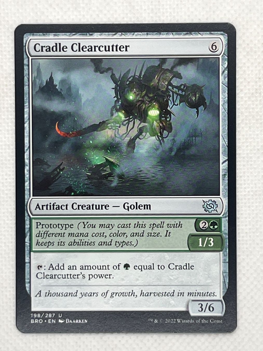 Magic The Gathering Carte collezionabili: MTG Cradle Clearcutter BRO 198 Englisch Uncommon – Usato da Hinterkappelen venduto da Kim1992