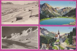 9 x Arosa   :   Lot von 9 verschiedenen alten Ansichtskarten