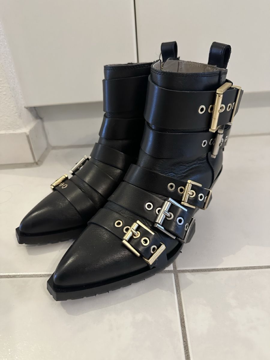 Allsaints Damenschuhe: All Saints JANE BUCKLE BOOT - Stiefelette black Grösse 36 – Neu (gemäss Beschreibung) aus Zürich von Lucyy