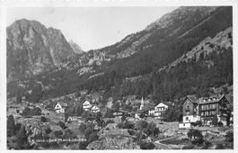 Les Marécottes (VS) Dorfansicht Alpenpanorama