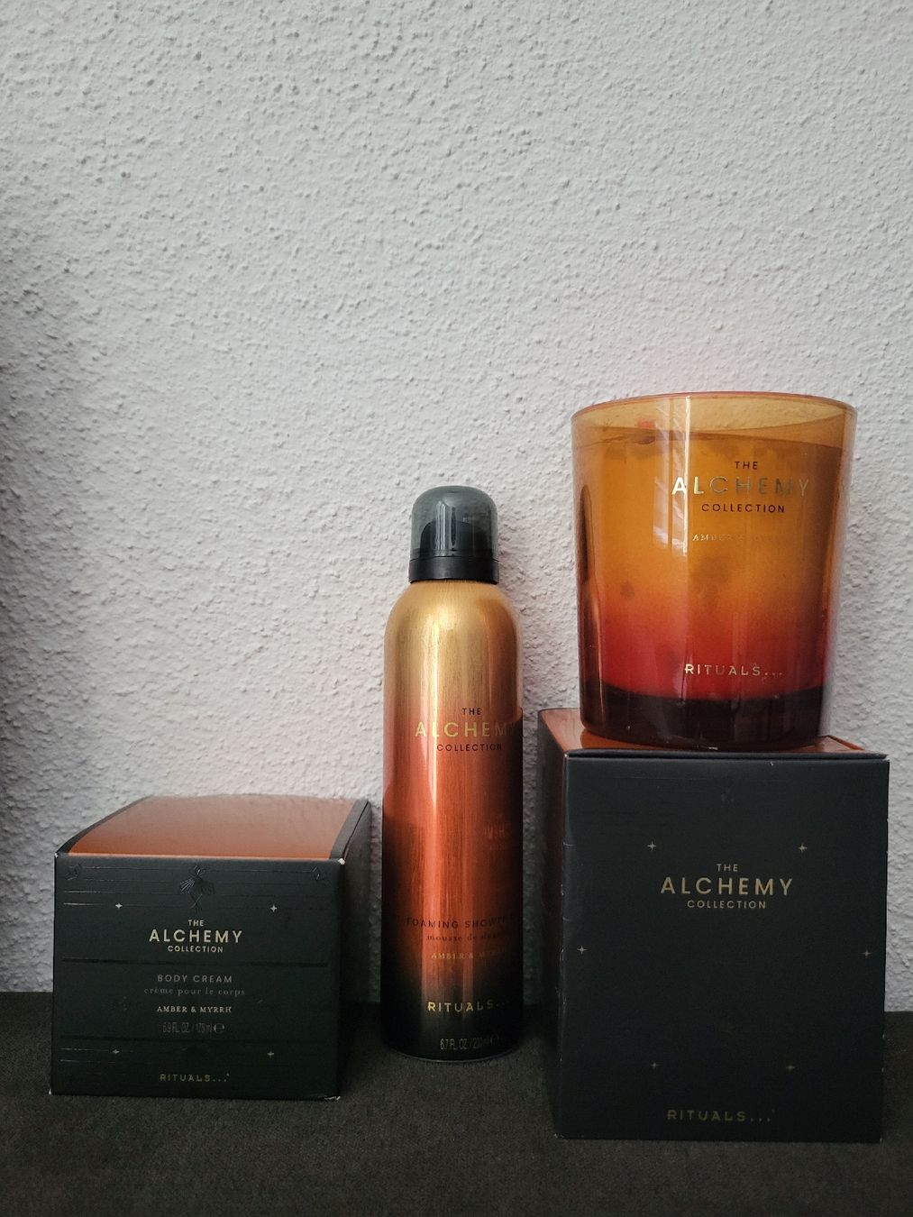 Rituals Alchemy Collection Set Body Cream Shower Gel Kerze (Neu und ...