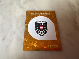 Panini Sticker FIFA World Cup 2026 AUT 1 Austria Wappen