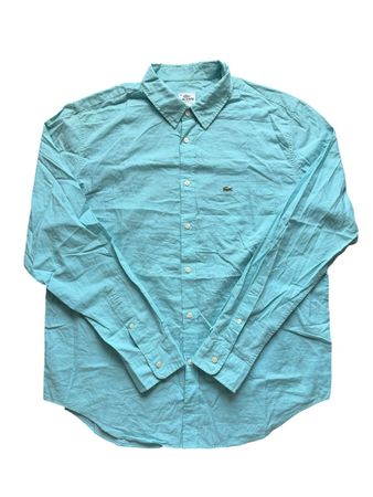 Chemise Lacoste bleu ciel taille 44 bon état