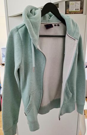 Damen kinder Hoodie Gr.36 hell grün