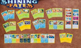 42 Pokémon Cards EN - SWORD & SHIELD / Shining Fates – NM