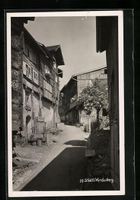 Werdenberg, Strassenpartie mit Gebäudea