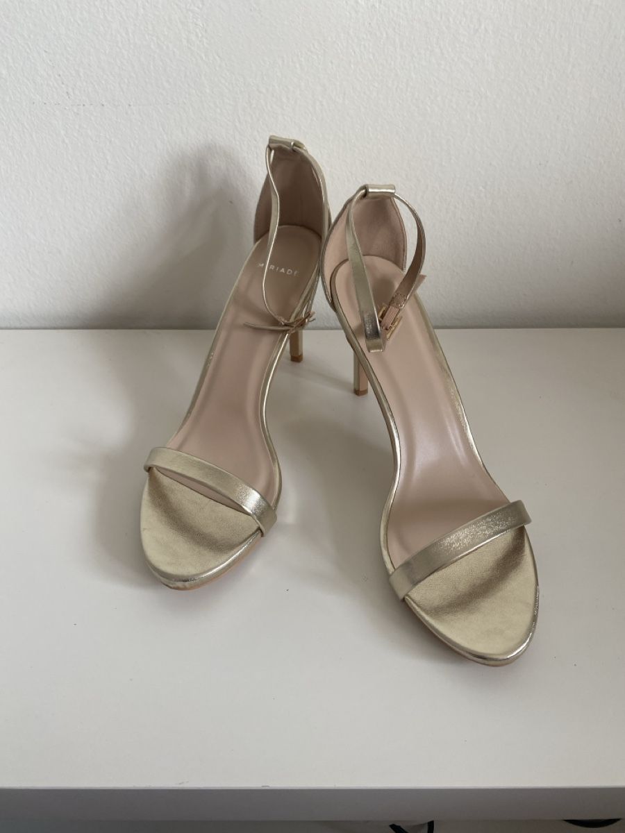 Scarpe da donna: Sandali Miriade dorati eleganti, numero 41 – Nuovo e nell'imballaggio originale da Vacallo venduto da lac_2z26 3