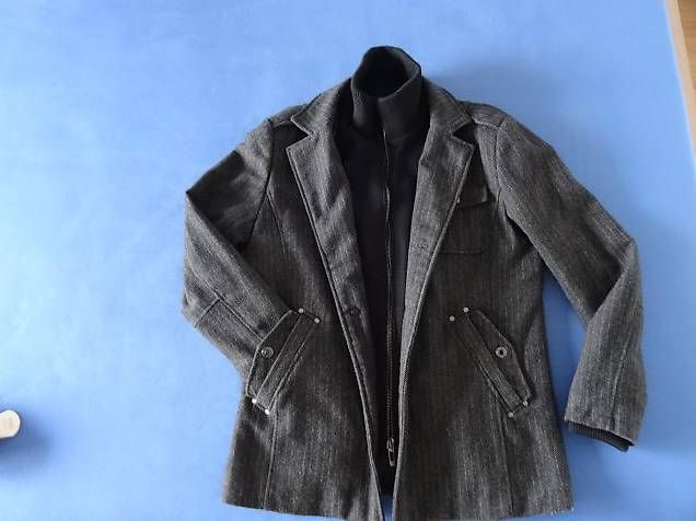 C&A Giacche: Winterjacke Gr. L, Wolle gemischt, grau – Nuovo (secondo la descrizione) da Bazenheid venduto da Aebi55 3