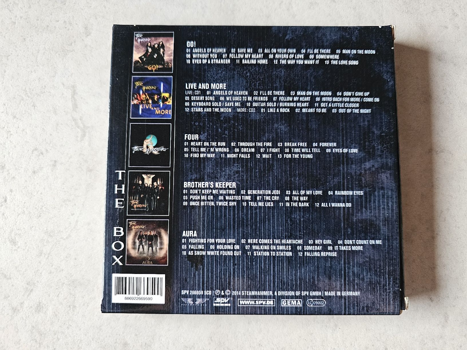 CDs: Fair Warning  -  The Box  /  5x Alben Set – Gebraucht aus Schneisingen von backstore24 2