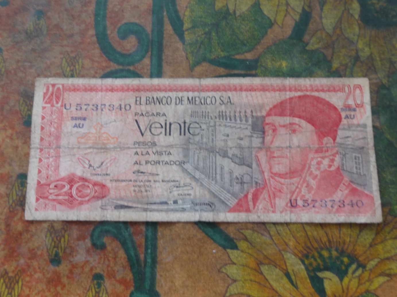 Banconote: MEXIQUE  20  Pesos  Billet – Usato da Romanel-sur-Lausanne venduto da Swift13