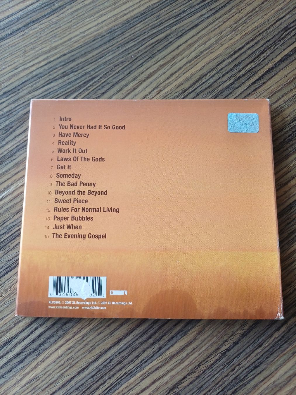 CD: RJD2 "The Third Hand" CD digipack – Usato da Begnins venduto da Drastic-Sound 1