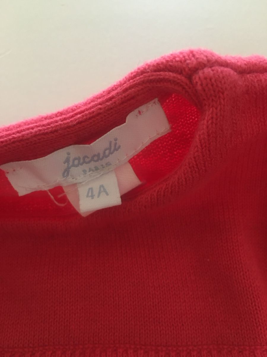Jacadi Maglioni & Felpe: Sweat rouge Jacadi - 4 ans – Usato da Geneve venduto da maremonte 1