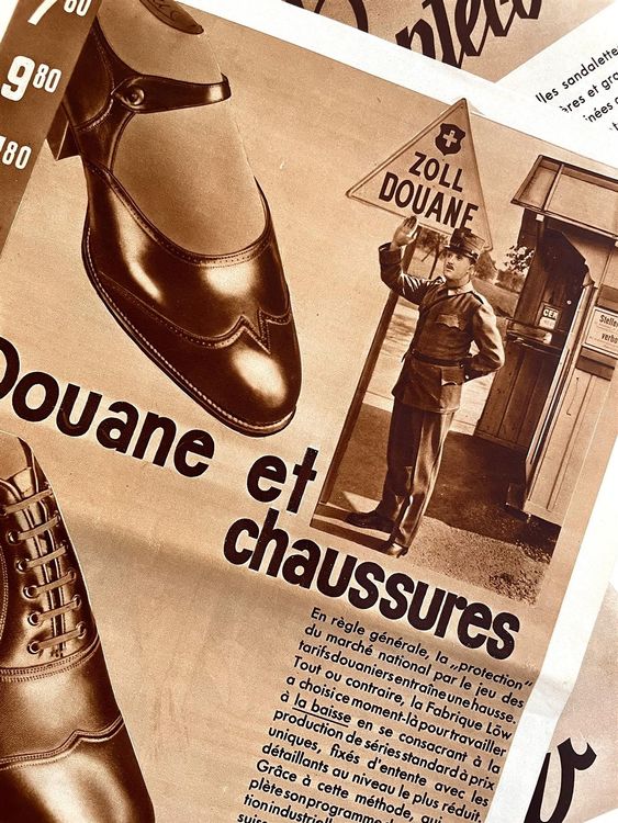 Löw Schuhe 6 Werbungen/Pubs 1930/32 Kaufen auf Ricardo