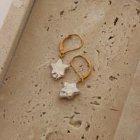 Earring made of freshwaterpearls / Süsswasserperlen Ohrring