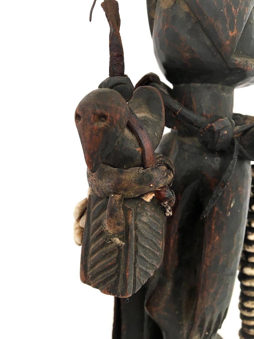 Skulpturen & Statuen: Afrikanische Yoruba Eshu Figur mit Kaurimuscheln aus Nigeria – Gebraucht aus Zürich von tanteluzie 4