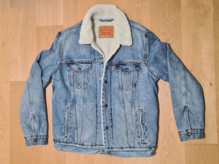 Levi Levi's Strauss gefütterte Jeans Jacke / Gr. L