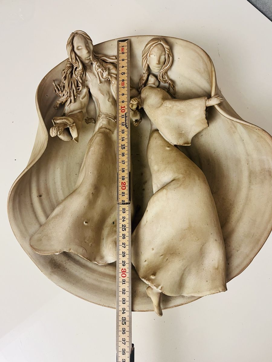 Sculptures & Statues: Keramik Wandbild, Damen Relief, Handarbeit – D'occasion à Hergiswil NW par WoDu 3