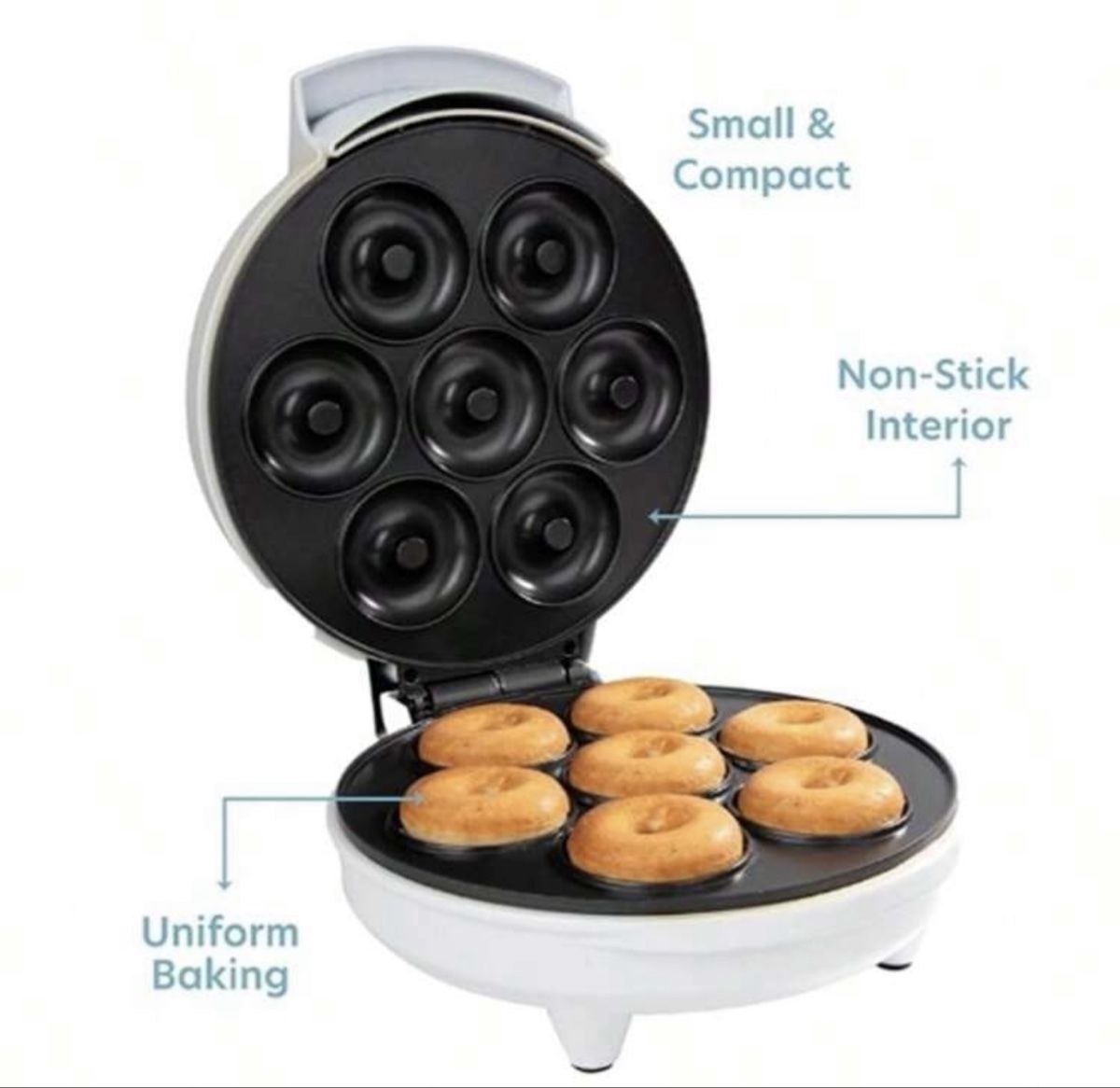 Elettrodomestici da cucina: Mini Donut Maker, neu, für 7 Donuts auf einmal! – Nuovo e nell'imballaggio originale da Emmenbrücke venduto da engueteDeal 1