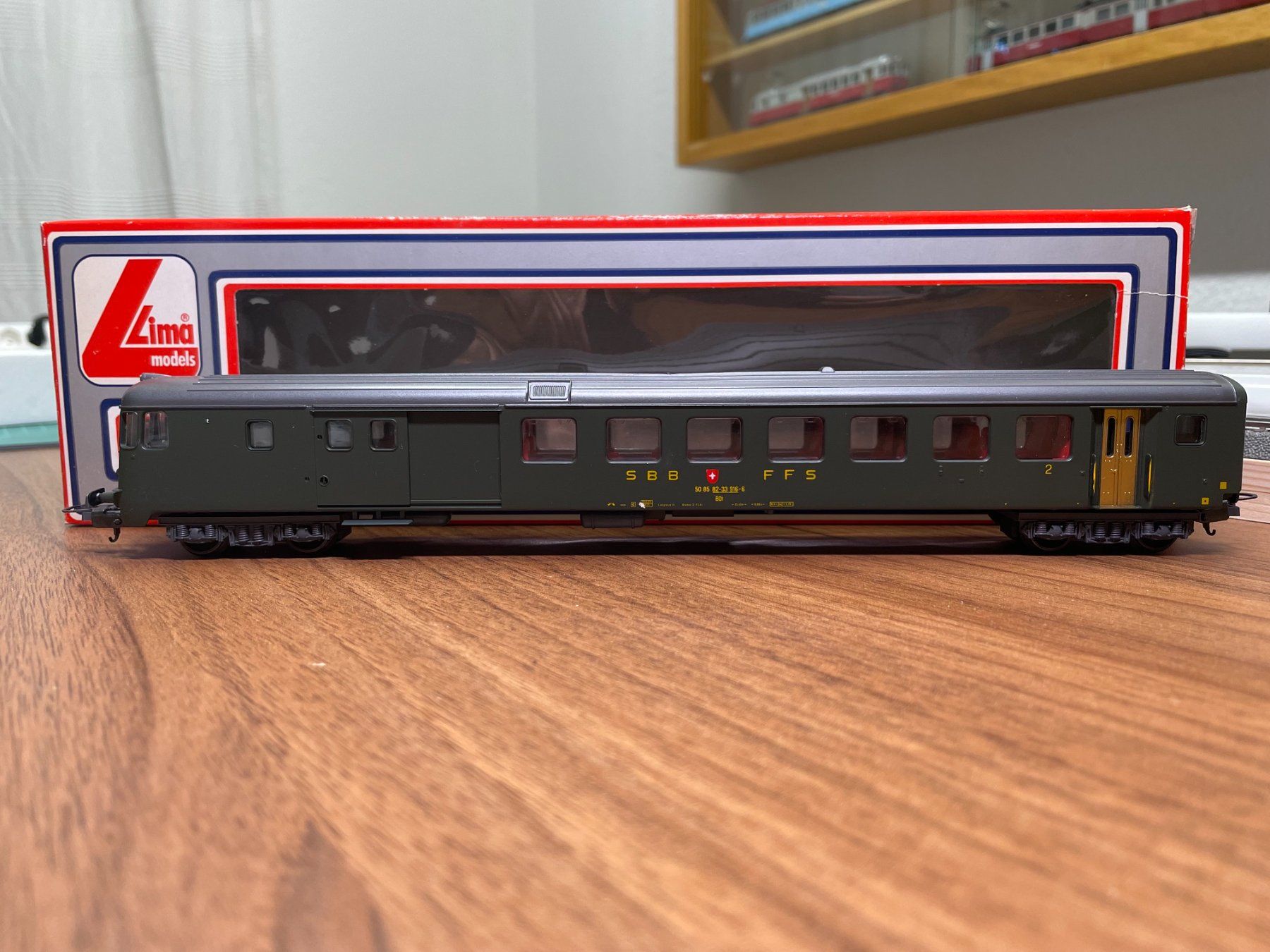 Lima Modellini di ferrovie: Lima Steuerwagen BDt der SBB in DC – Usato da Villmergen venduto da Mfritz