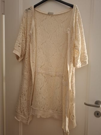 Cardigan in pizzo beige intimissimi, taglia L