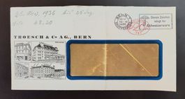 Couvert Troesch Bern 1936