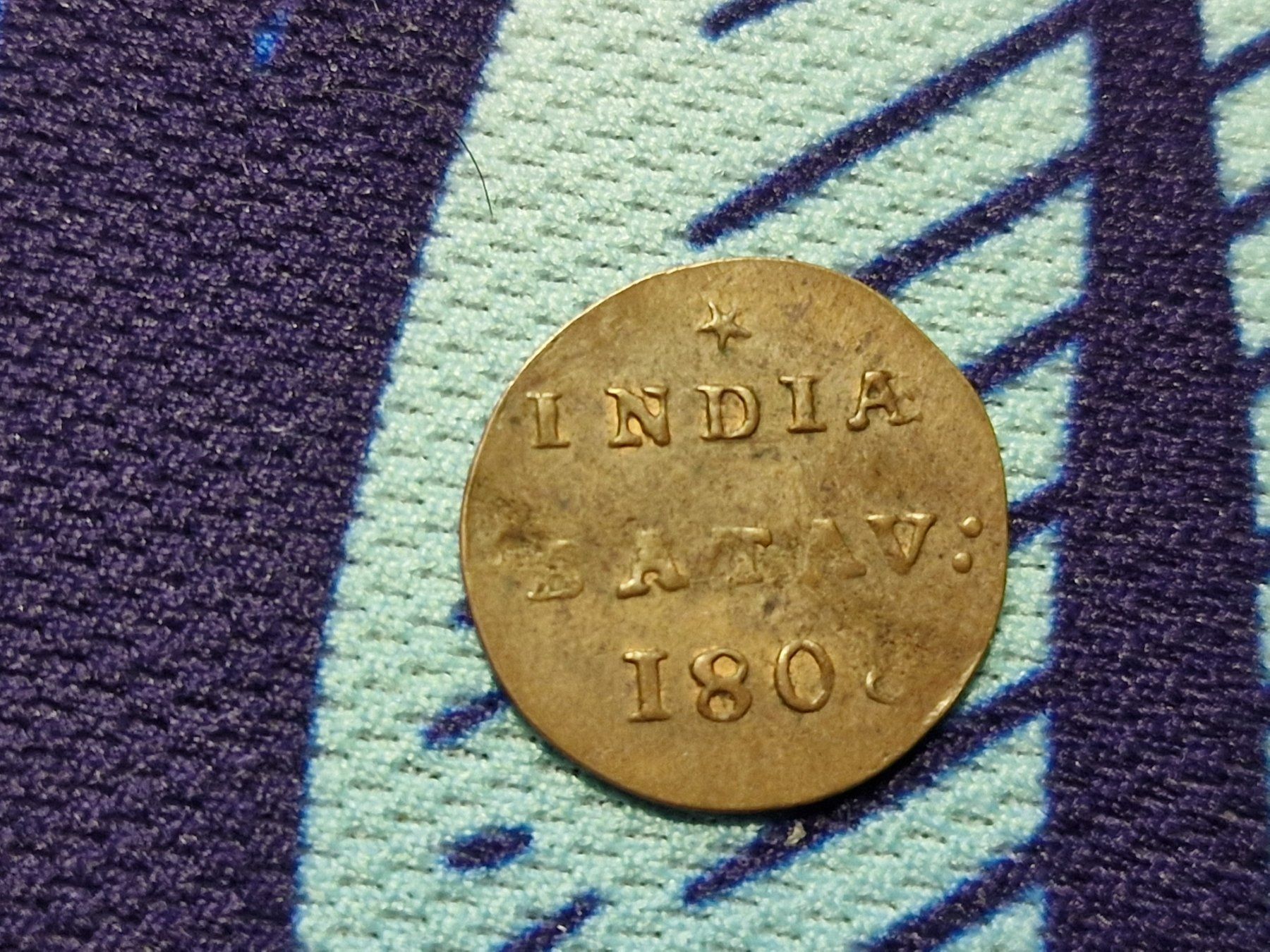 Tutti le monete: India Vatavia 1808. – Usato da Zürich venduto da Moreira01 3