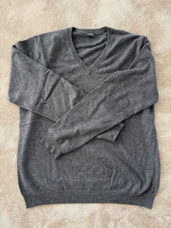 JOOP Herren Pullover Kaschmir grau Grösse 52 gebraucht