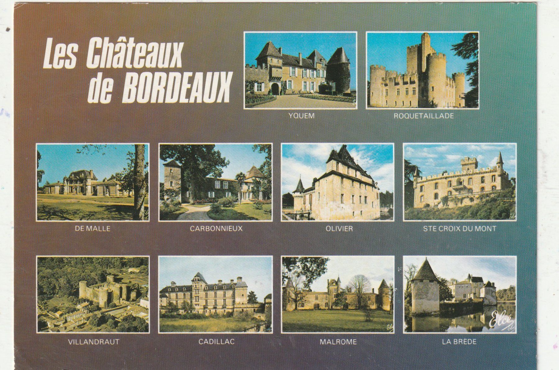 Cartoline postali: Schlösser von  Bordeaux – Usato da Lumbrein venduto da made02