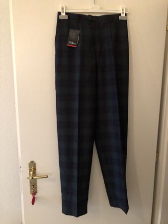 Oscar Jacobson Wollhose Schotte Muster Neu Grösse 38