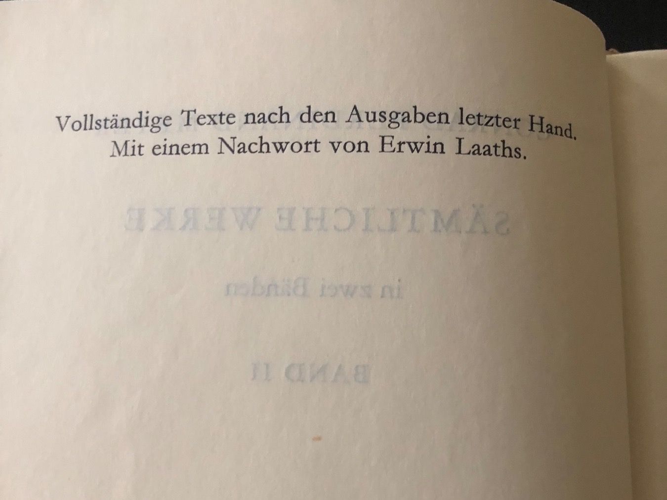 Libri: Sämtliche Werke von C.F. Meyer in 2 Bänden – Usato da Winterthur venduto da mailer57 5