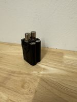Flachmann Doppelset Leder Schwarz Tin-Lined 