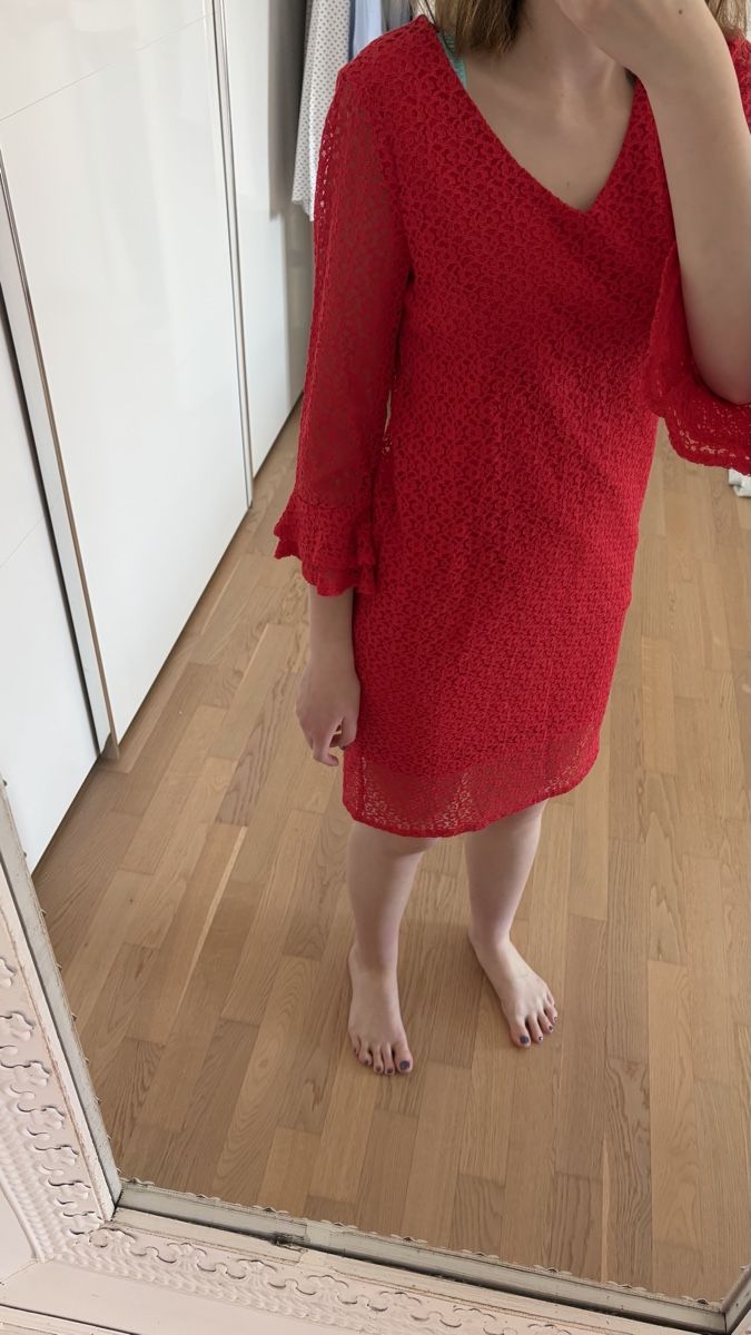 Vestiti: Sommerkleid rot Grösse 36 – Nuovo (secondo la descrizione) da Bonstetten venduto da Moma10 2