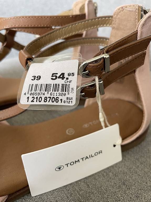 Damenschuhe: Gr.39 Neu! Tom Tailor Sandalen  – Gebraucht aus Thalwil von Vaumera 4