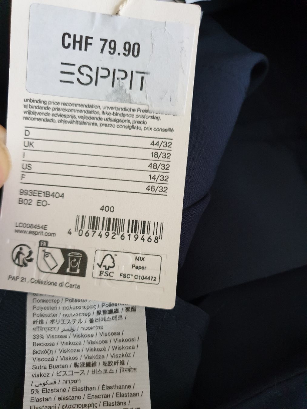 Hosen: Hose – Neu und originalverpackt aus Wettingen von fis_lg9z 4