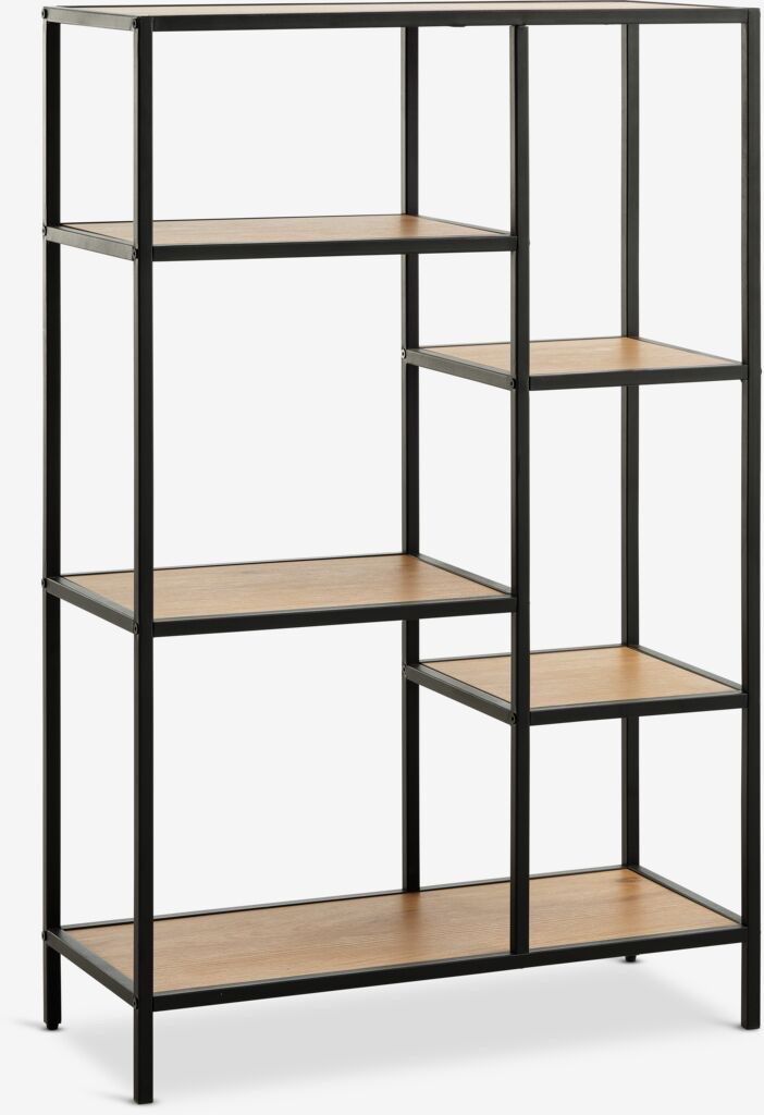 Scaffali: Regal TRAPPEDAL 5 Regale Eiche/schwarz 70x109x30 – Nuovo (secondo la descrizione) da Bern venduto da jp62