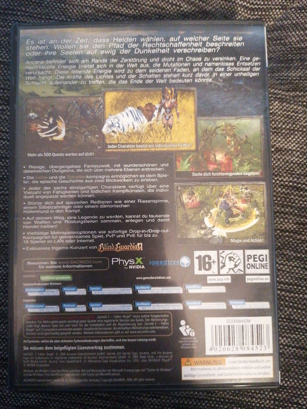 Jeux: SACRED 2 FOR WINDOWS DVD – D'occasion à Pratteln par ThereseZ 1