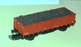 Electrotren H0 1200: Hochbordwagen der Renfe mit Kohle, DC