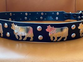Appenzeller Chüeligurt aus Leder Original Hampi Fässler