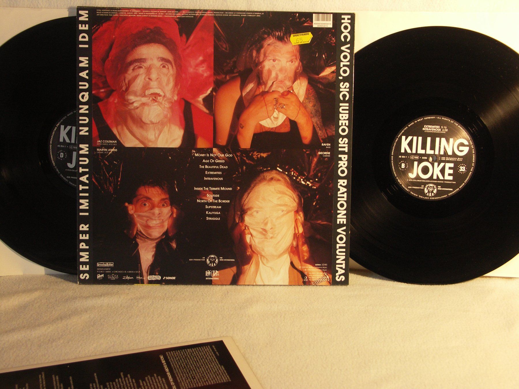 Dischi in vinile: Killing Joke - Extremities Industrial, Post-Punk Avantgarde – Usato da Kesswil venduto da Abraxasabraxas 2
