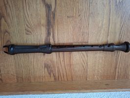 Blockfloete Holz Dunkelbraun
