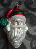 Weihnachtsmann Weihnachtsmannkopf Kopf Christbaumschmuck