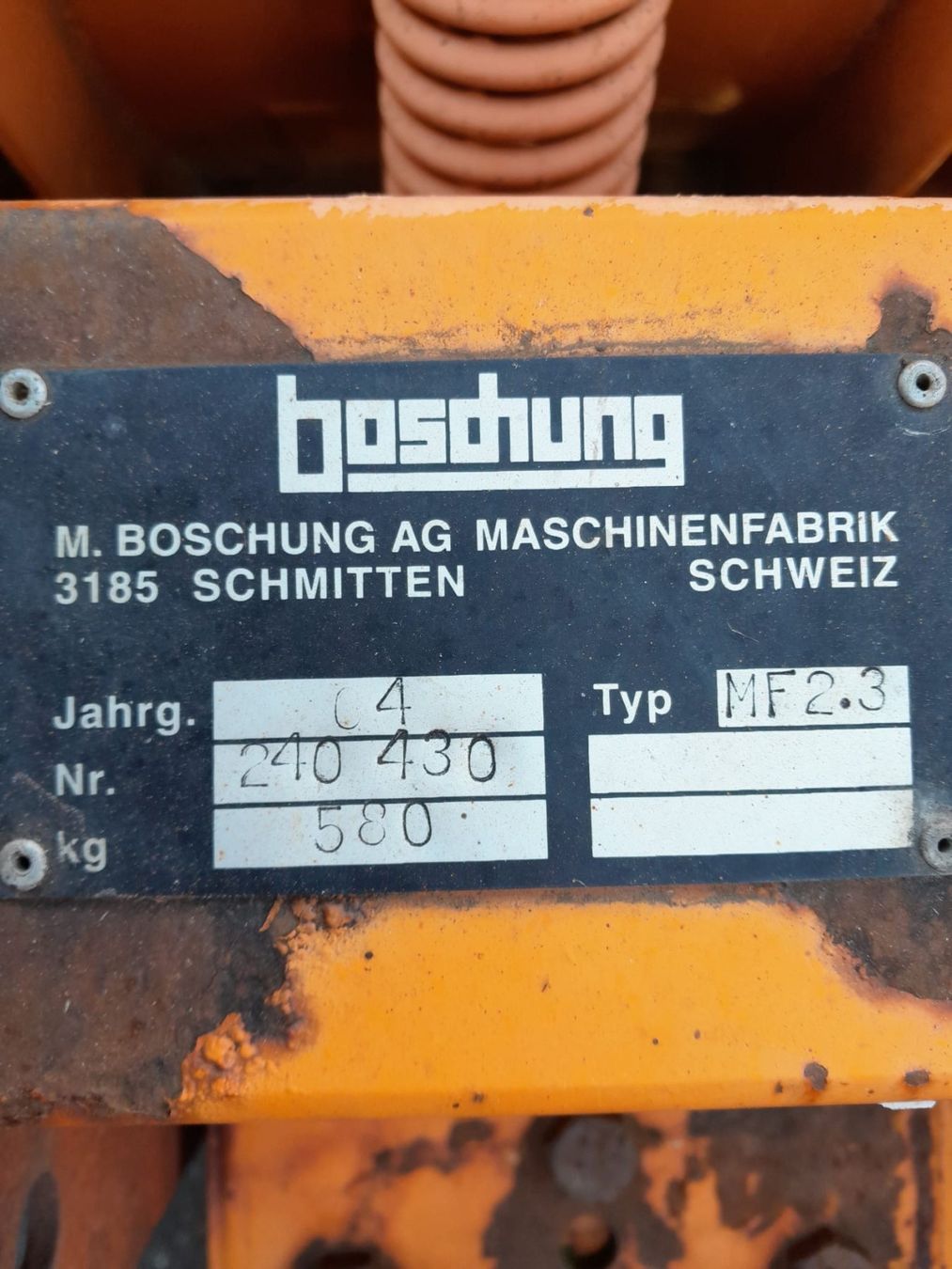 Boschung Schneeräumung: Schneepflug Boschung MF 2.3 – Gebraucht aus Zumholz von unimog3 4