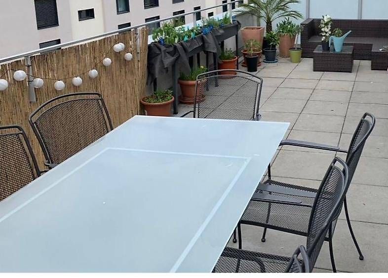 Tischset: Glastisch outdoor mit 6 Stühlen – Gebraucht aus St. Gallen von dan_w62f 1