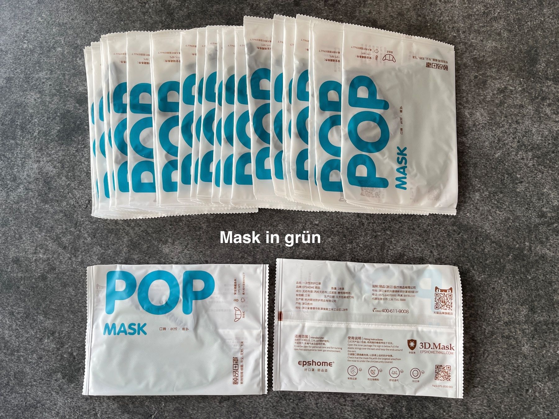 Maschere: 3D N95 Maske - 54 Stück – Nuovo e nell'imballaggio originale da Kilchberg ZH venduto da Simlife 7