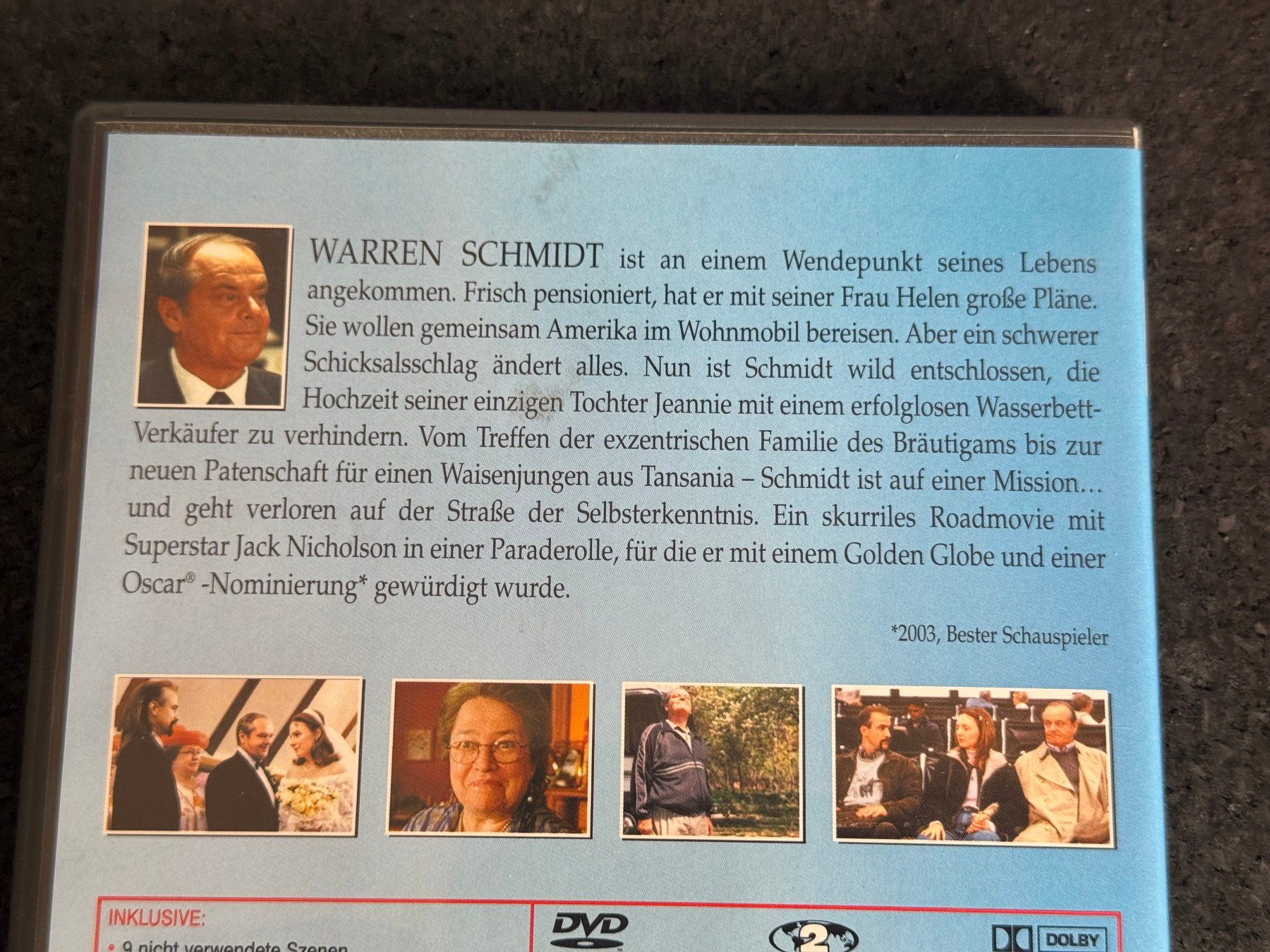 Tutti i DVDs: About Schmidt DVD DE/EN Jack Nicholson – Usato da Fribourg venduto da tschjoly 2