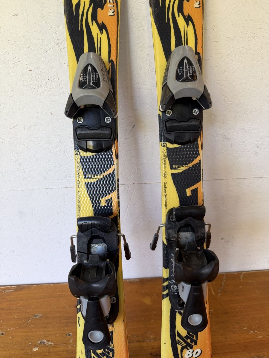 Sci: TecnoPro Kinder-Ski 80 cm mit Bindung – Usato da Gurmels venduto da SwissShop21 2