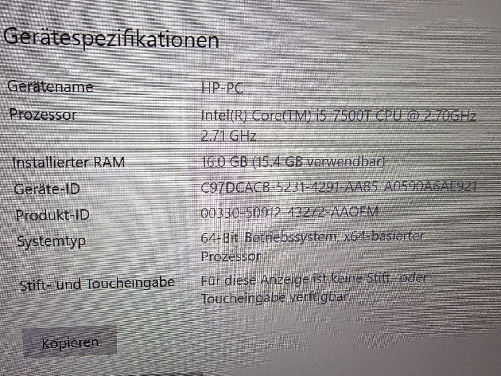 Hewlett Packard PC: HP EliteDesk 800 G3 Mini PC – Usato da Bellikon venduto da Tschanzli 6