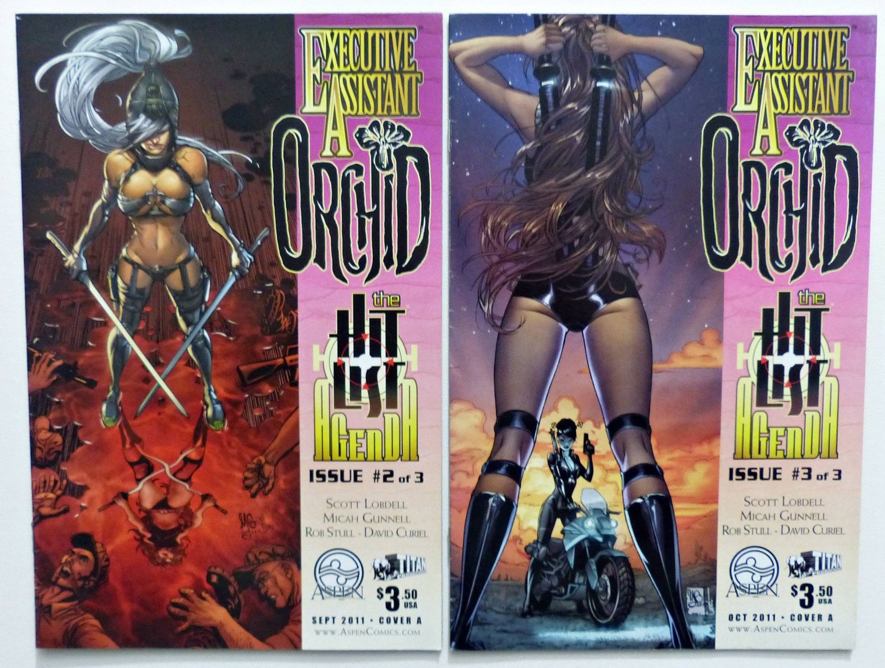 Comics: EXECUTIVE ASSISTANT ORCHID FEMALE ASSASSIN 3 PART SERIE 2011 – Gebraucht aus Lugano von YouWantUS 4