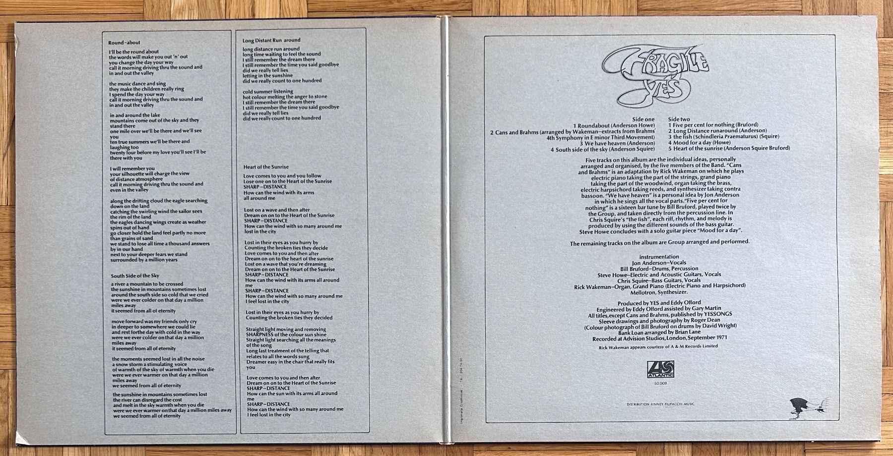 Schallplatten: LP - Yes - Fragile – Gebraucht aus Breganzona von Onairda75 2