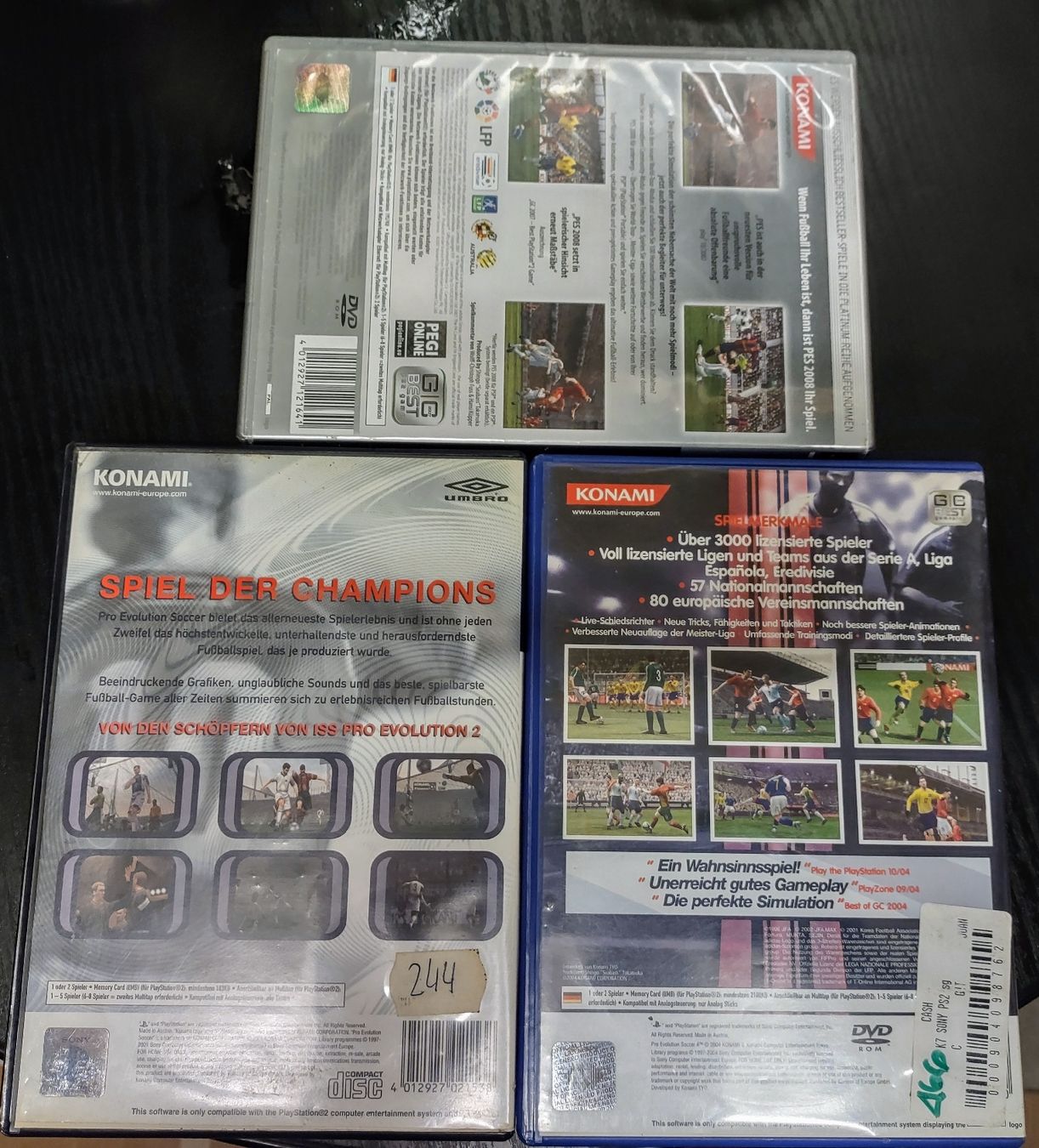 Sony Giochi: Playstation 2 - PS2 - Pro evolution soccer collection  (DE) – Usato da Fribourg venduto da PastGame 1